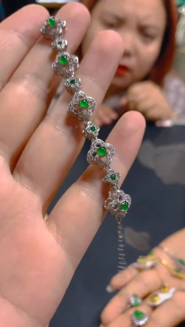 未镶嵌手链翡翠0800250856多样性发一