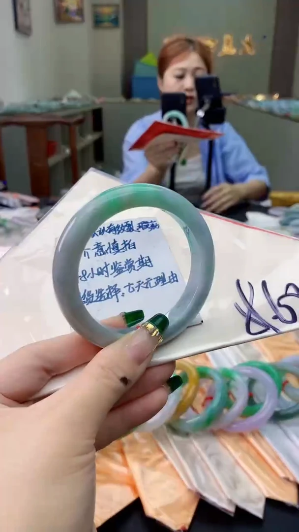 翡翠手镯未镶嵌0734393432
