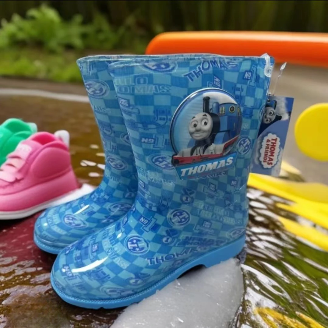 【卡农优选】托马斯儿童雨鞋雨靴水鞋时尚防滑大童学生