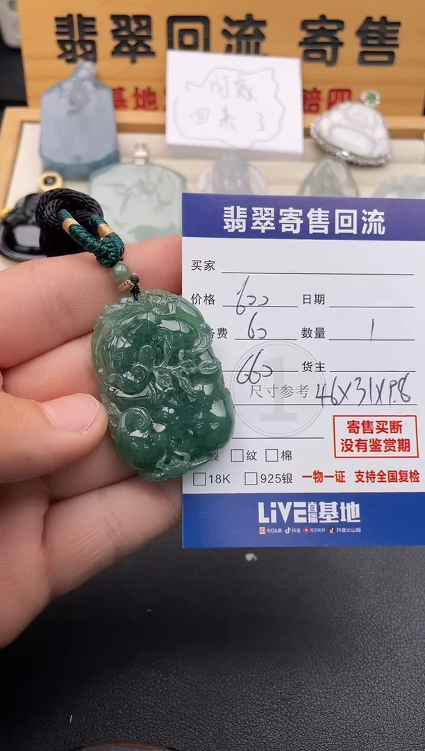 颈饰未镶嵌翡翠10146326