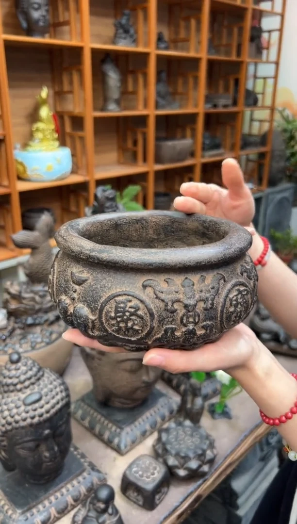 陶土【火山泥】聚宝盆