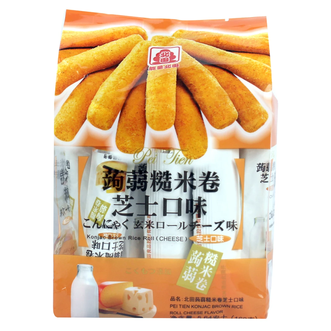 【2月5日发货】（期至25年6-8月）北田蒟蒻糙米卷芝士/牛奶口味160g