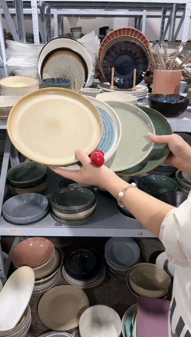 【闪购商品】瓷片外贸尾货瑕疵满20包邮X4 小盘组合