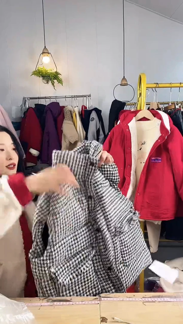 千鸟格棉马甲【少口子【469