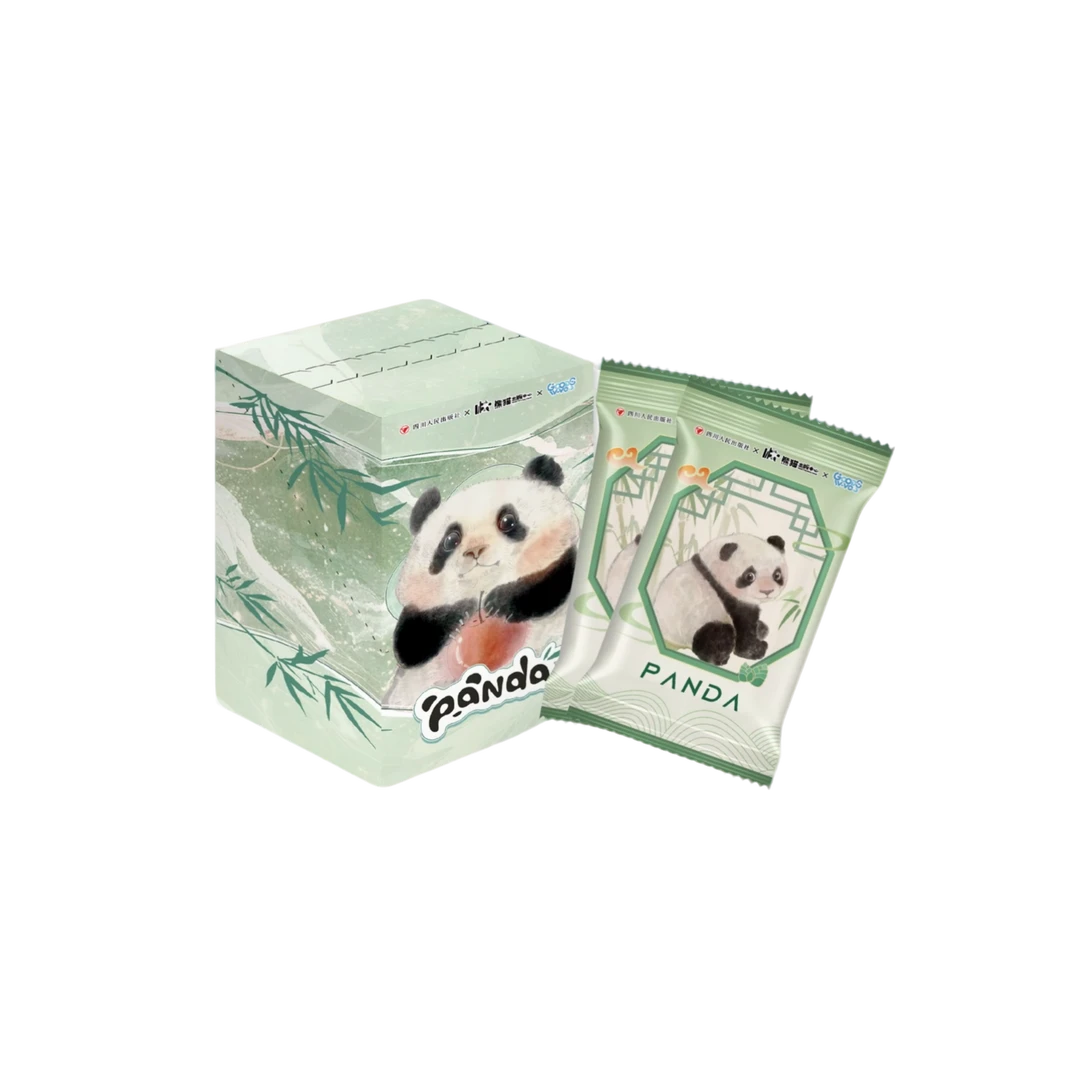 GOODSWAVE 熊猫萌动山林系列卡牌 盲盒收藏卡（企鹅）