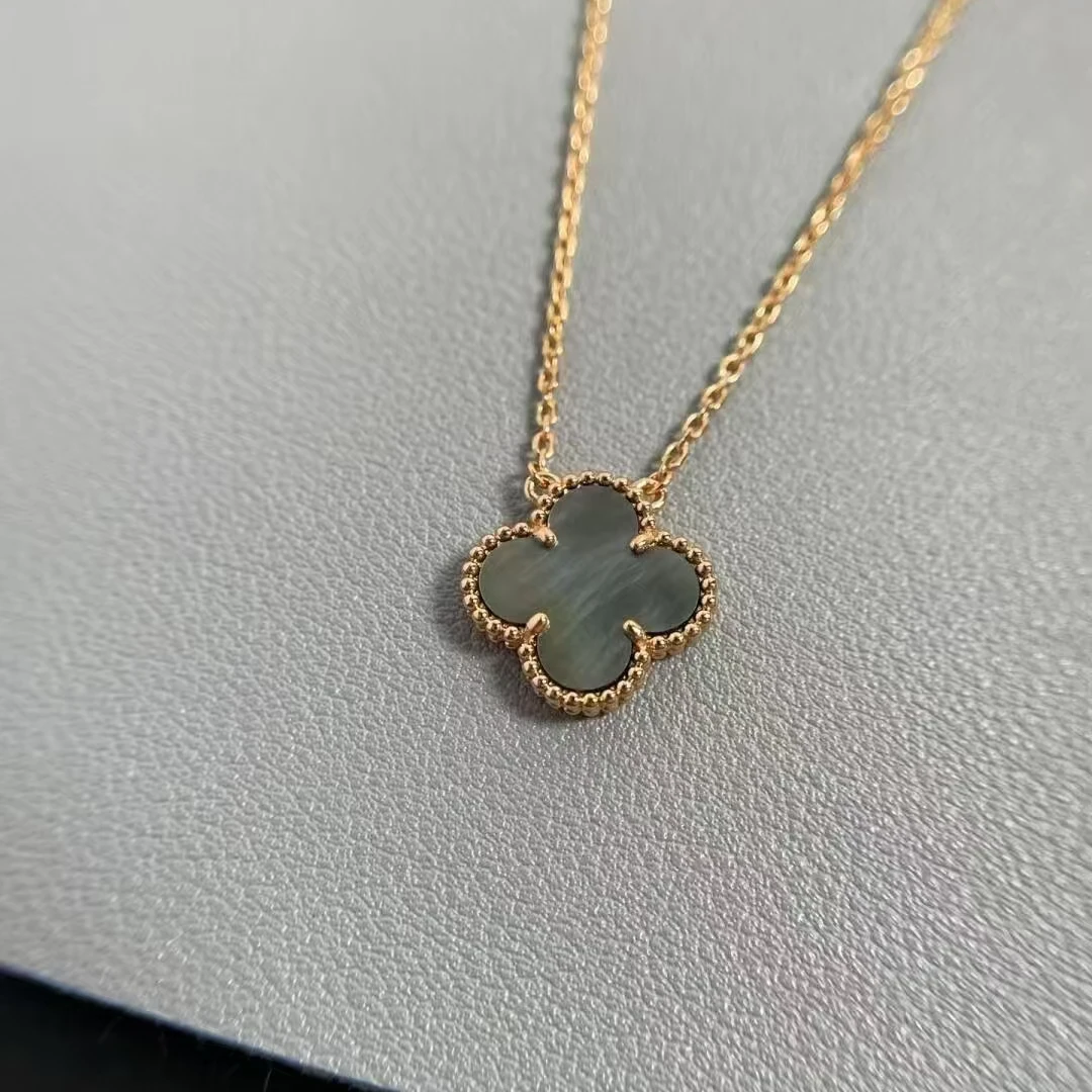 【直播间专属福利】18K金灰贝单花项链RZ