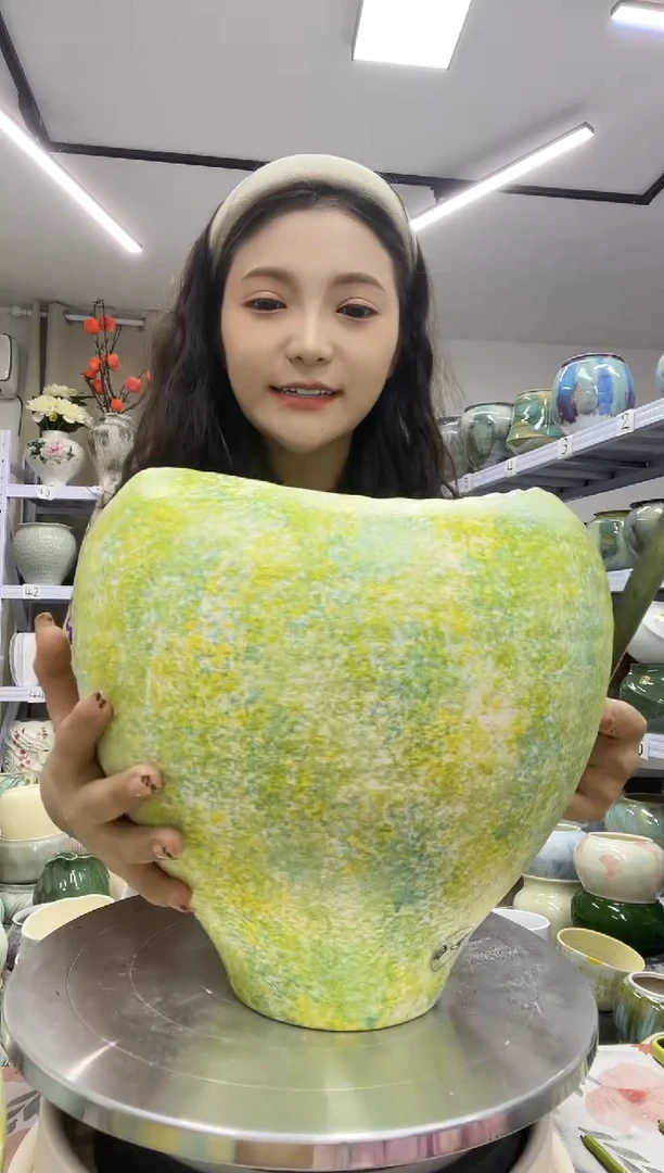 10.7号】陶瓷花盆直播链接  高：25   口20