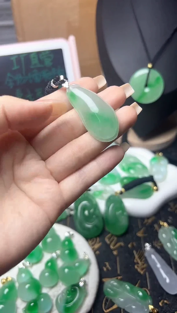 颈饰未镶嵌翡翠所见即所得,一图一物