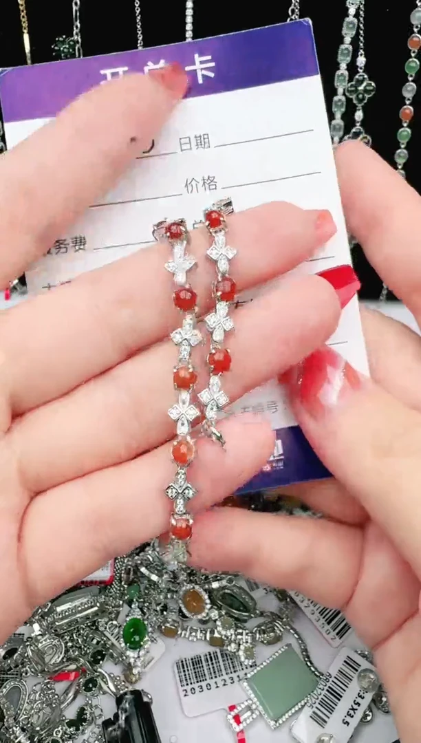 翡翠戒指银S925镶嵌1111