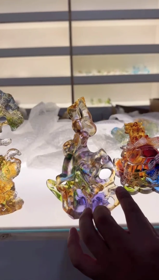 手工艺品琉璃太湖石