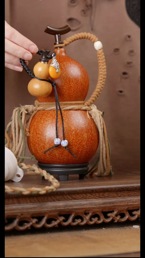 273号精品天然大漆酒葫芦一物一拍~