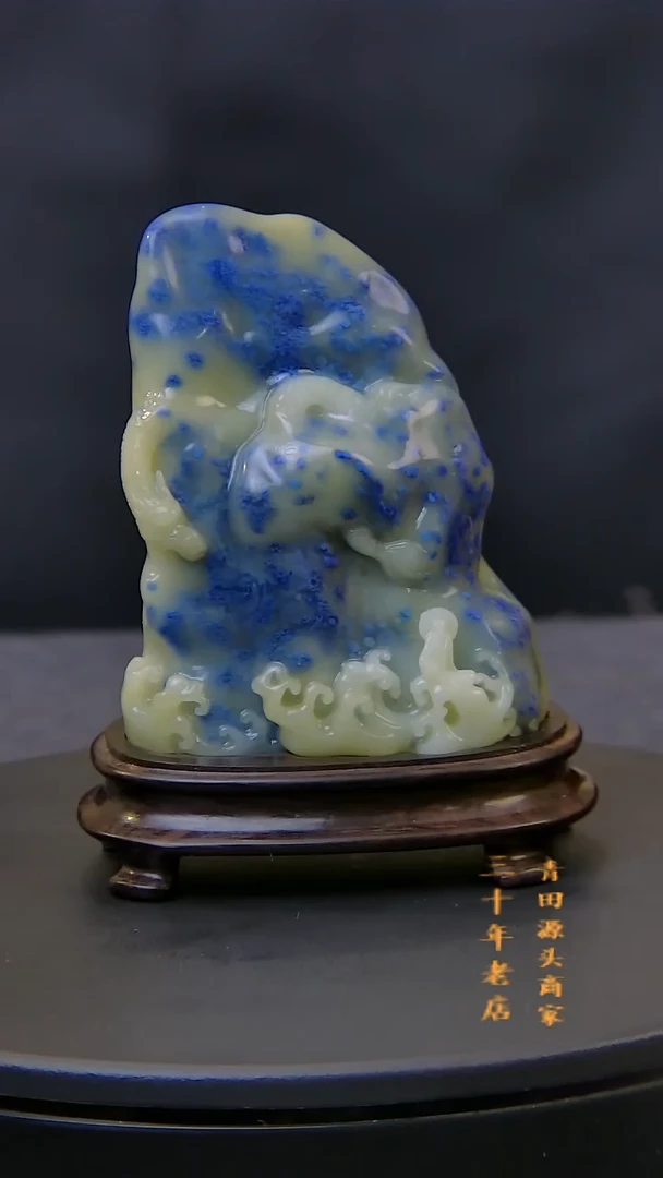 青田石@*张封门蓝星浮雕