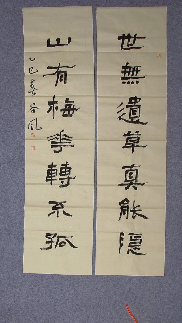 书法洪国峰山东济宁138*34*2八平尺