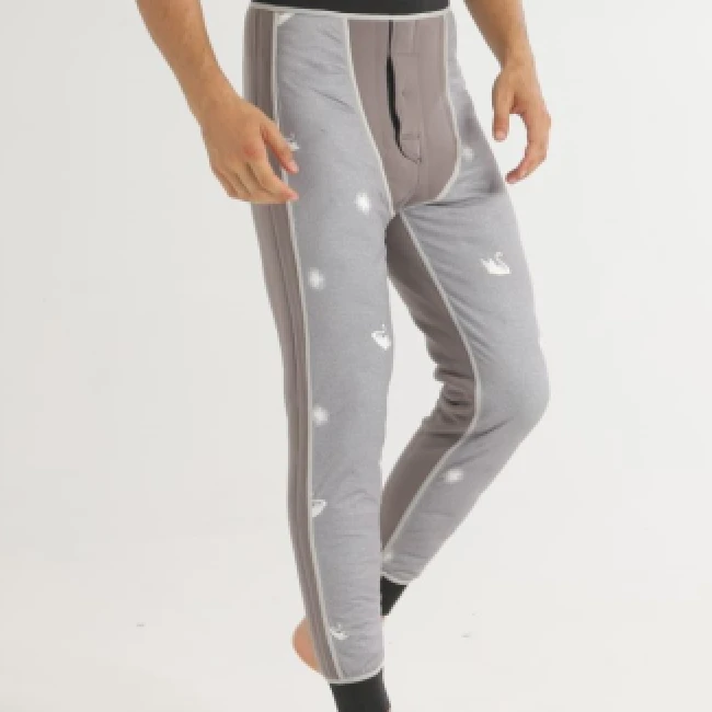 男士保暖舒适高弹羊毛+鹅绒保暖裤2206