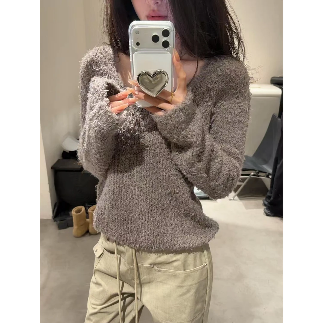 2025高级感别致独特小众设计欧货休闲洋气针织上衣裤子两件套秋冬