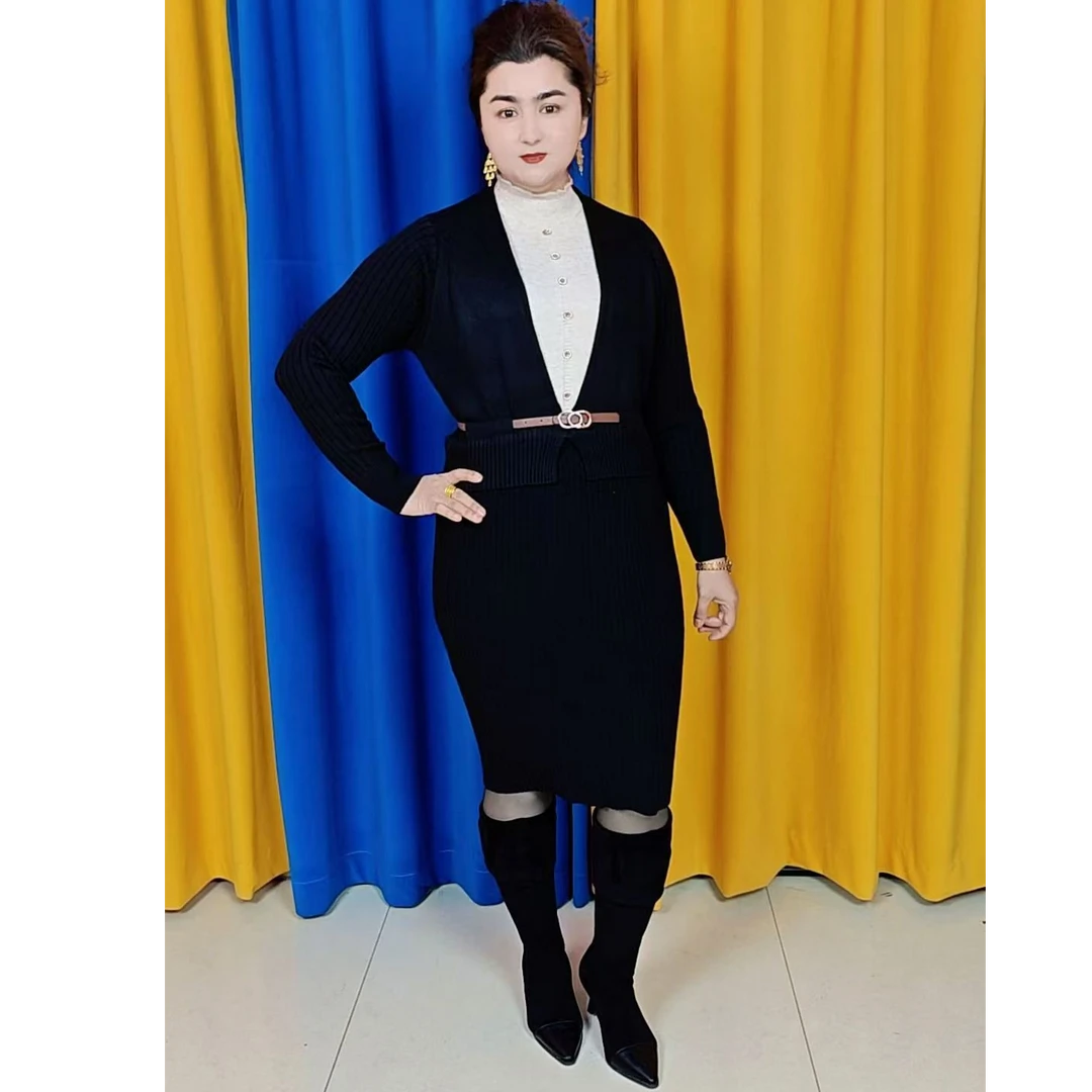 新款冬季百搭连衣裙时尚