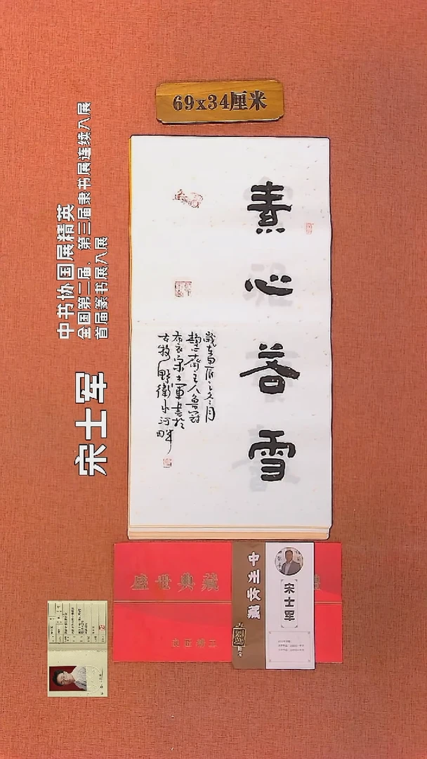 【闪购商品】书法356     宋士军老师作品