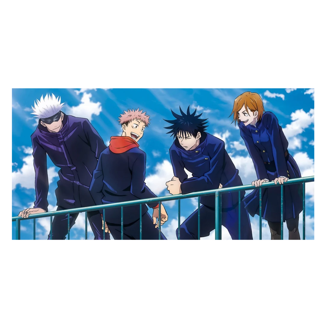 【咒术回战】四人组合照动漫装饰画电竞房卧室宿舍i77