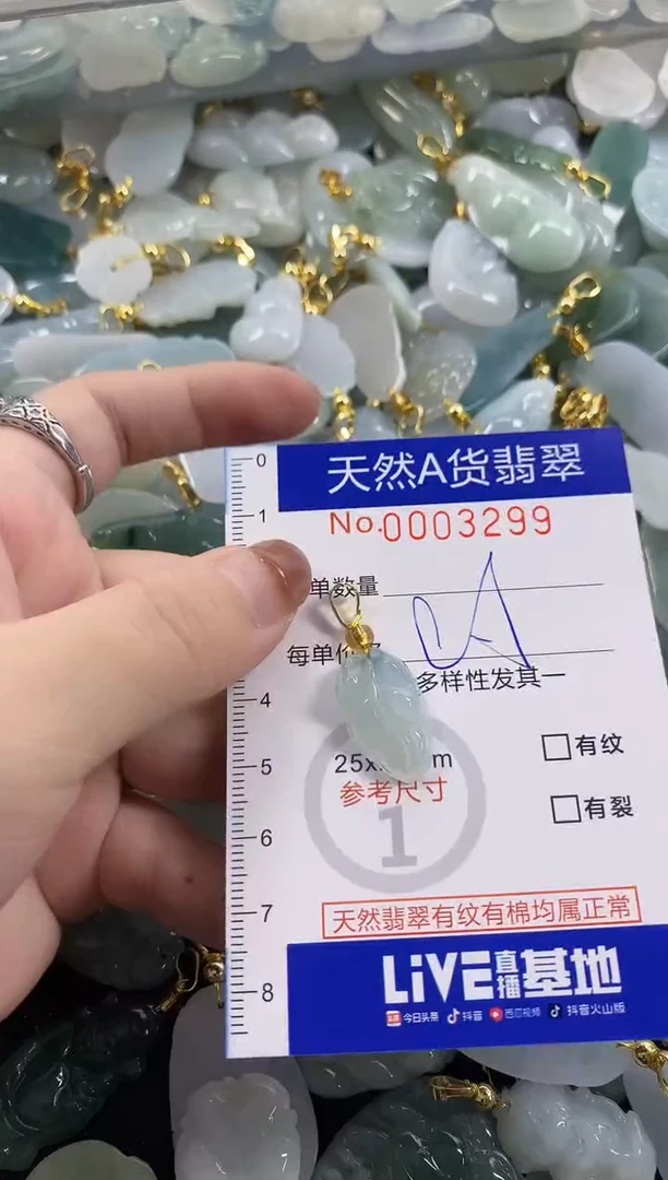 颈饰未镶嵌翡翠天然A货翡翠