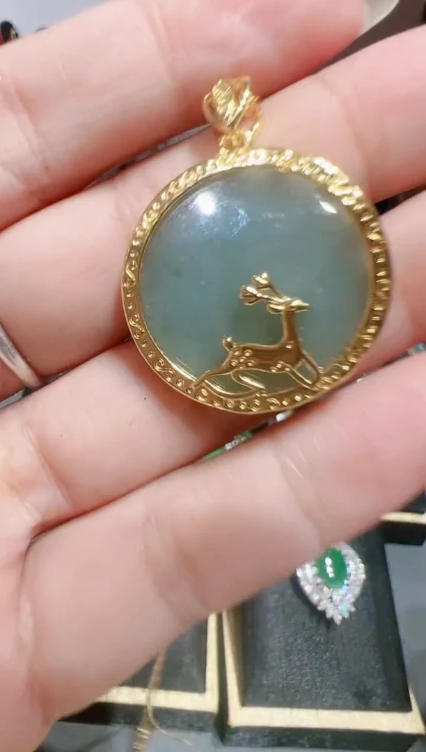 【闪购商品】翡翠颈饰合金202522104