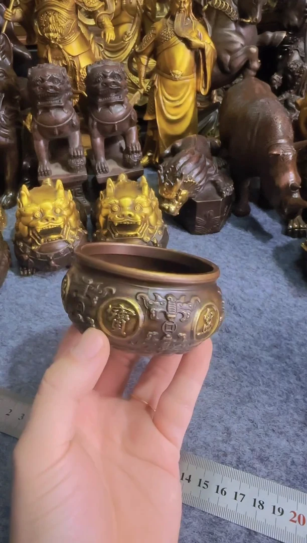 老黄黄铜摆件装饰品