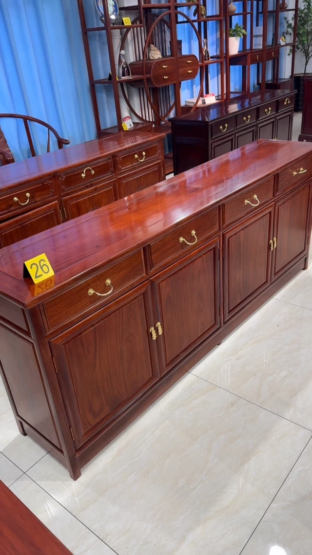 【闪购商品】花梨木类柜类家具198*40*80刺猬紫檀餐边柜