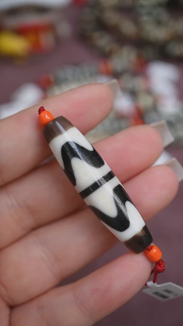 【闪购商品】玛瑙/玉髓颈饰未镶嵌蚀花玛瑙珠定制编绳