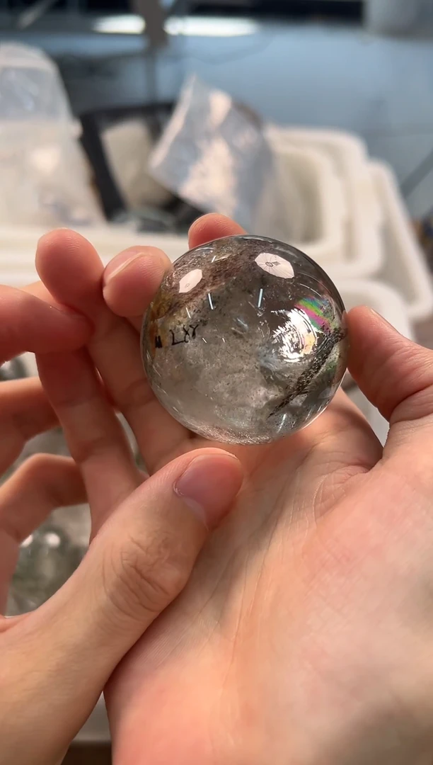 未镶嵌珠宝半成品水晶M326 约4.7cm