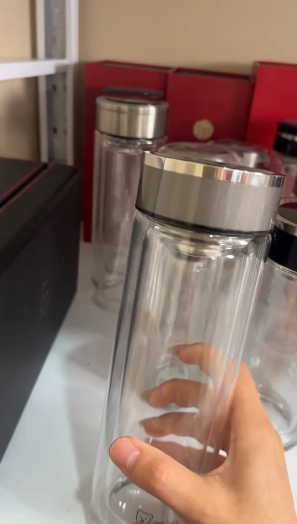 【闪购商品】双层高档410ml大容量茶杯