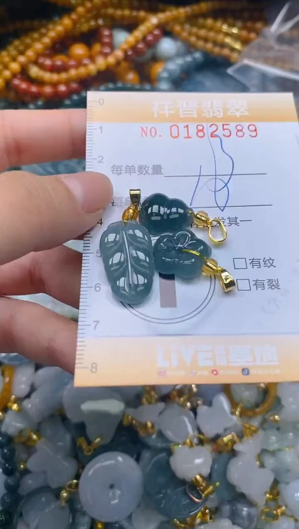 翡翠未镶嵌颈饰闪购0182589多样性发其一
