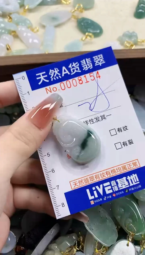 颈饰未镶嵌翡翠天然A货翡翠