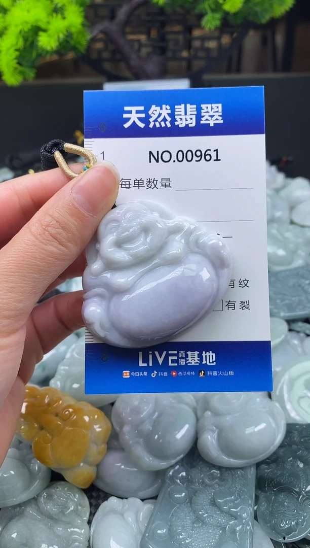 颈饰未镶嵌翡翠天然缅甸翡翠961