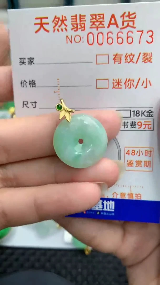 【闪购商品】翡翠颈饰银S925镶嵌            8
