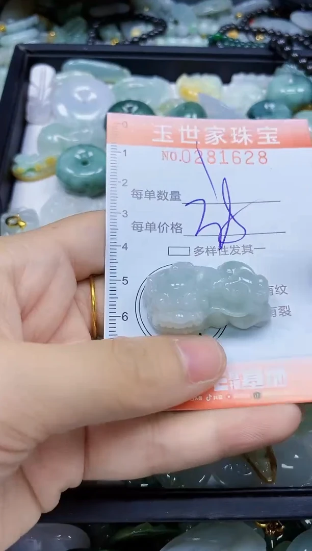 翡翠未镶嵌颈饰闪购0281628