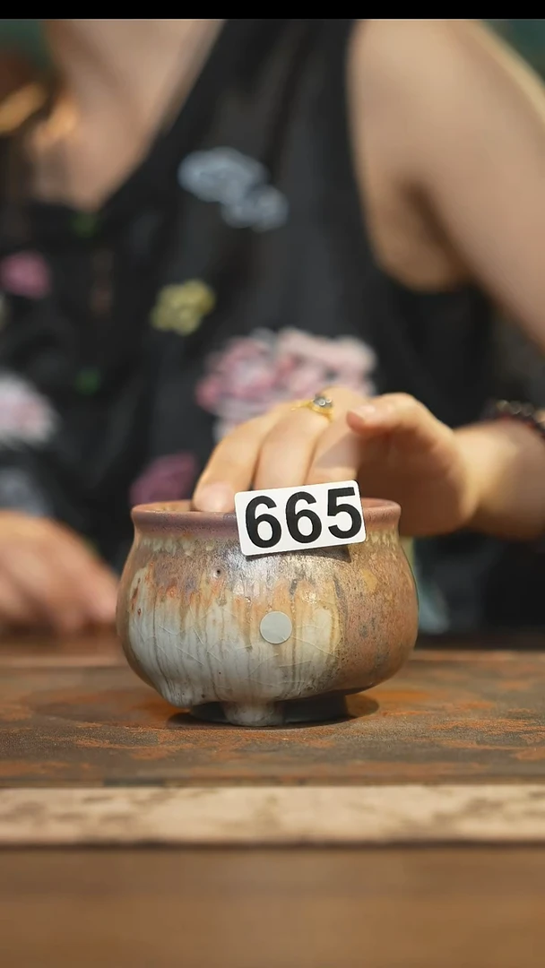 陶瓷茶器茶具主人杯665微瑕