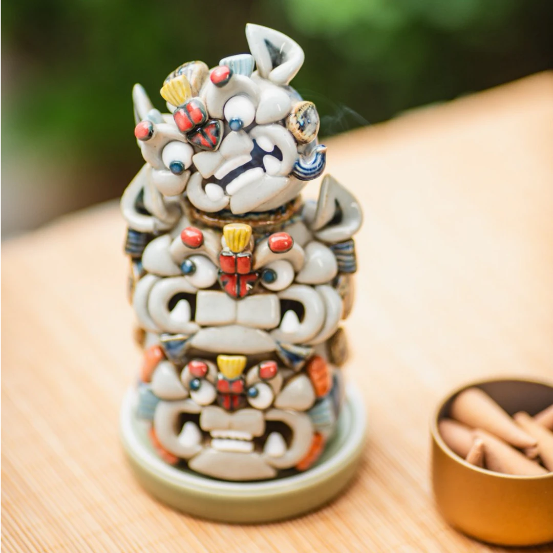 王家大院文创辈辈封侯香炉摆件