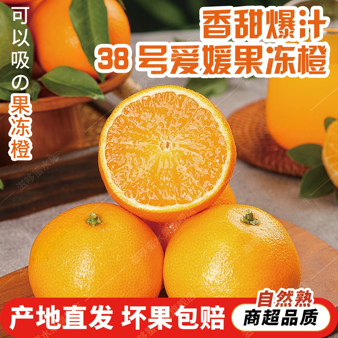 滋哆蜜爱媛38号果冻橙新鲜现摘清甜爆汁应季水果