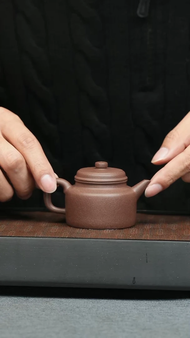 【闪购商品】紫砂茶壶五堂 剑流德钟-90cc