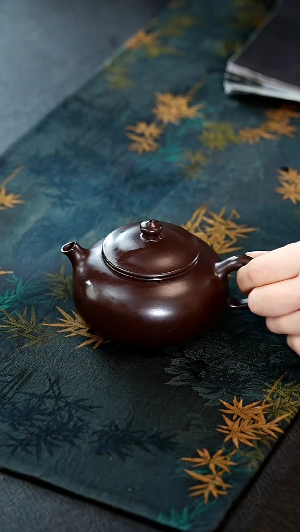 【闪购商品】紫砂茶壶58紫砂壶紫泥寒江