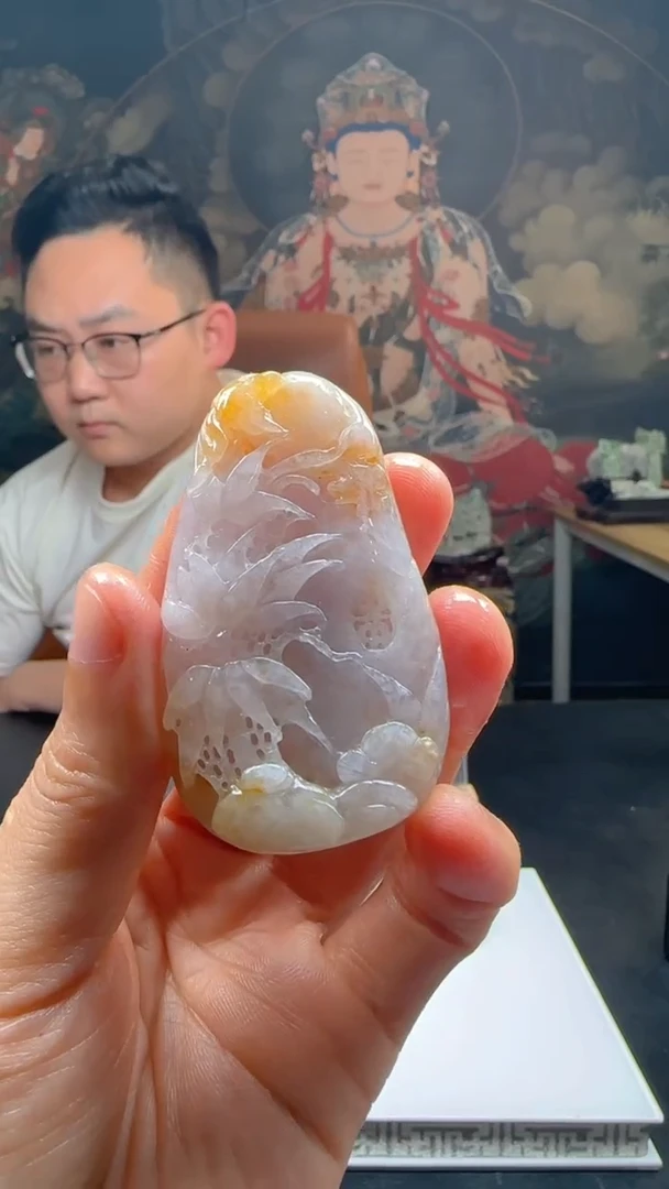 【闪购商品】定制翡翠未镶嵌L-@@QJXC11753