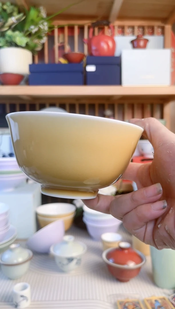瓷片礼物5英寸湖田窑手工碗