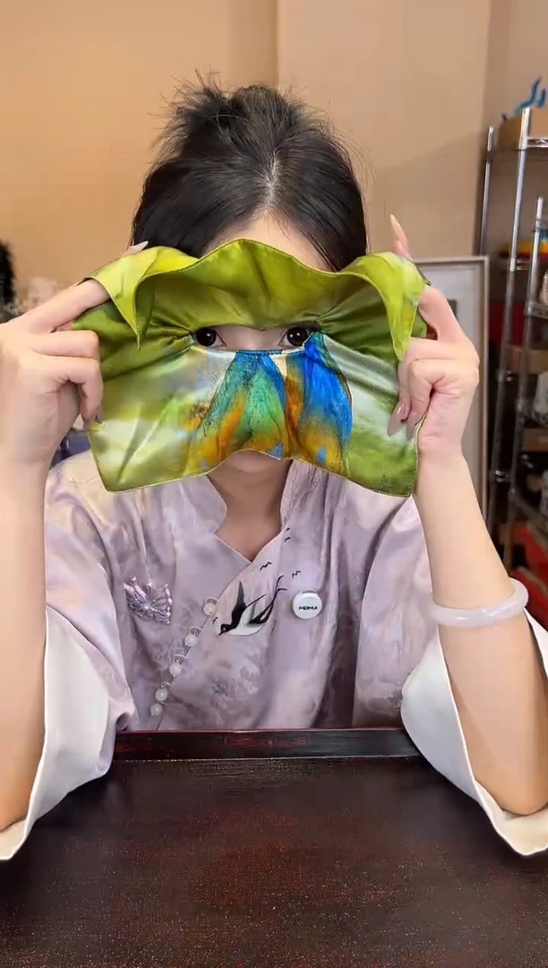 刺绣千里江山 发圈