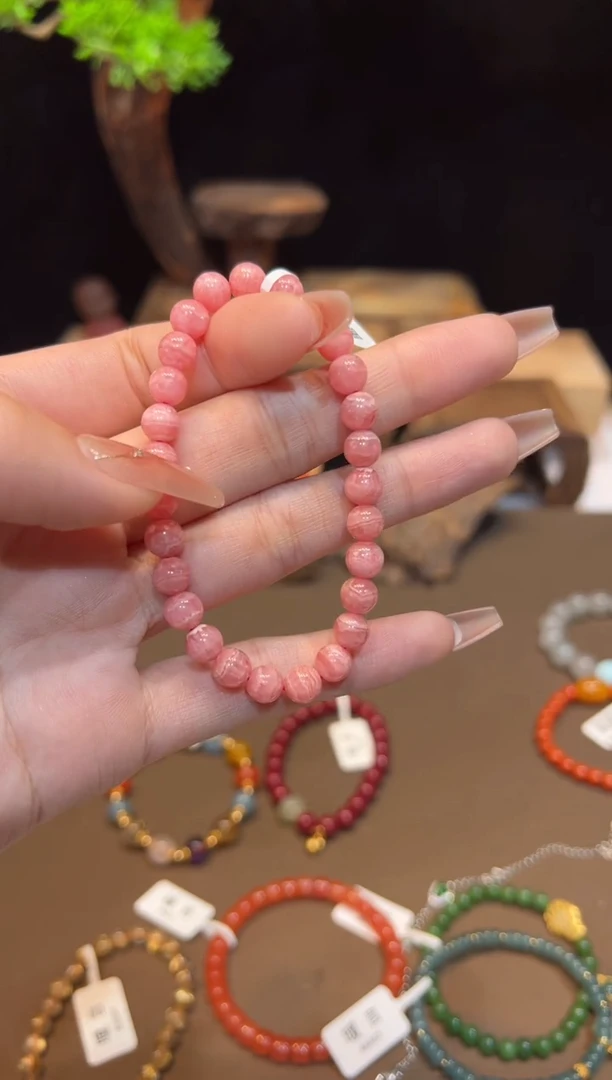 【闪购商品】菱锰矿手饰未镶嵌手饰@@9643