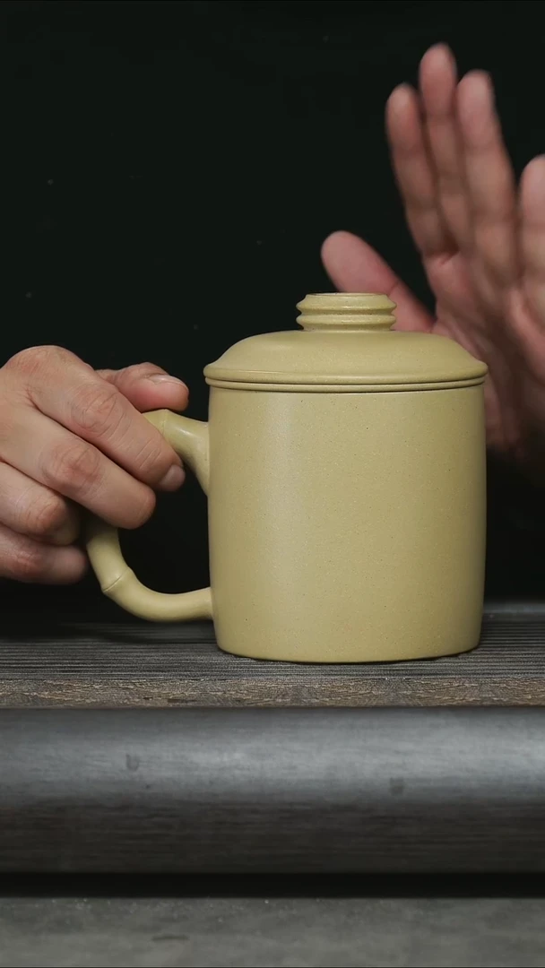 【闪购商品】紫砂茶杯微瑕本绿三件套