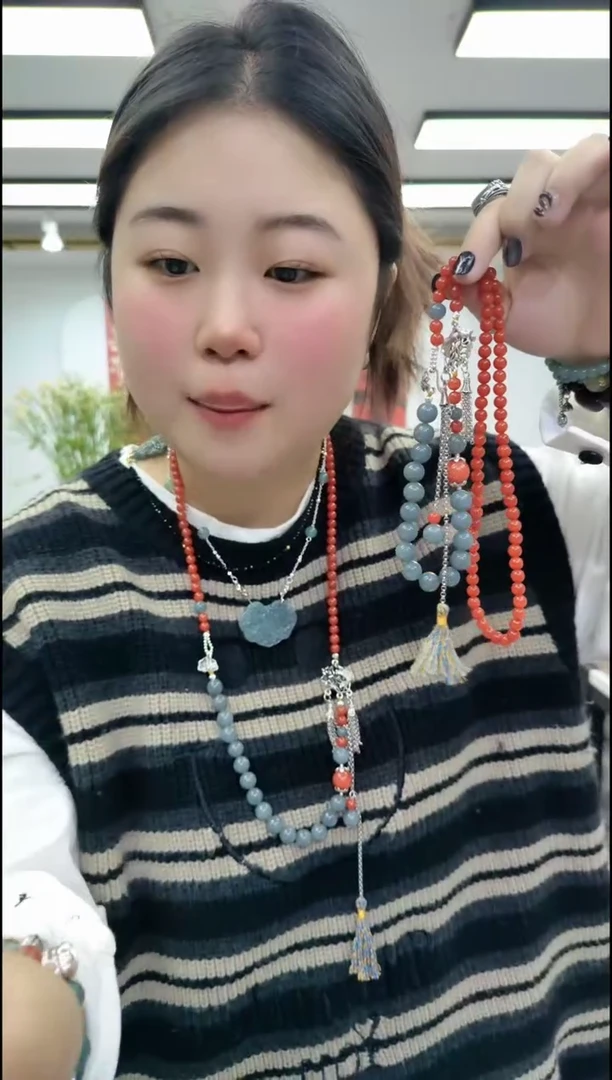 【闪购商品】南红玛瑙颈饰合金2317南红项链