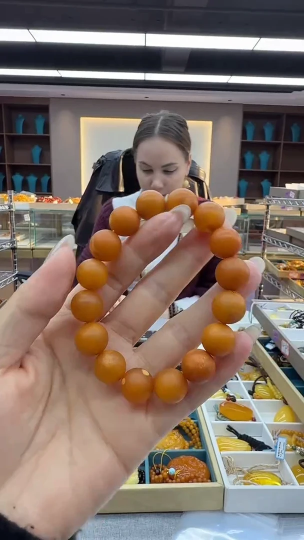 手链琥珀未镶嵌111秒拍号假一罚三
