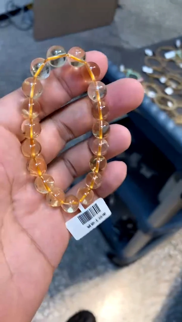 【闪购商品】水晶380-未镶嵌巴西黄水10mm+