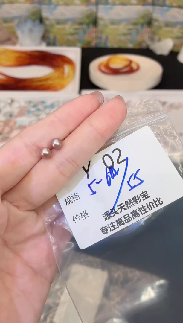 银S925镶嵌耳饰淡水珍珠多样性发一Y02