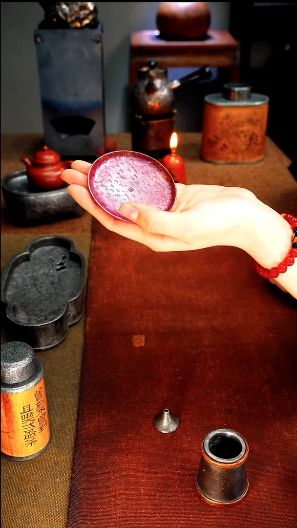 9404  福利紫铜杯垫