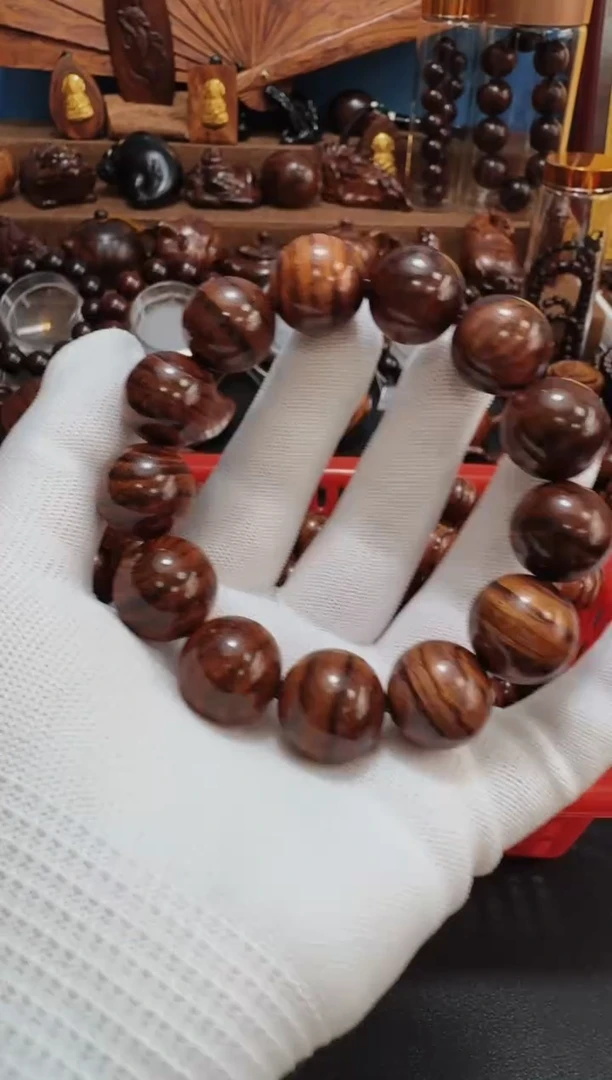 黄花梨/降香黄檀手串/手链海南黄花梨1.8手串